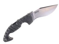 Нож складной Cold Steel Spartan Serrated, сталь AUS-10A, рукоять grivory, черный