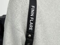 Пуховое полупальто с поясом приталенного силуэта