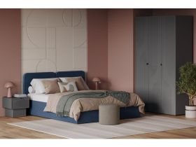Распашной шкаф Монсон 3-135x222 Графитовый