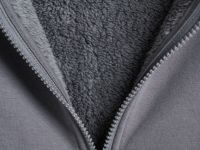 Утеплённая толстовка на молнии, Серый