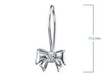 Серьги из серебра с бриллиантами э0601сг07171400