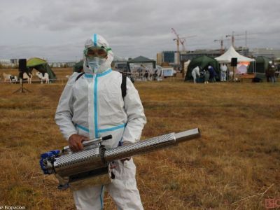 В Якутске прошли учения по ликвидации вспышки ящура