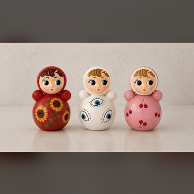 Роспись неваляшки