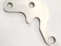 Держатель заднего переключателя &quot;петух&quot; Meta №235 фрезерованный (серебристый)