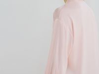 Блузка из сатина, Розовый