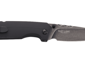 Полуавтоматический складной нож Fast Lane, CRKT 7045, сталь 8Cr14MoV Black Stonewashed, рукоять G10