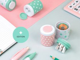 Точилка пластикова MILAN "COLLECTION ANTIBACTERIAL" 2 отверстия, цвета ассорти