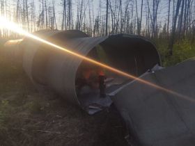 Спасатели Якутии продолжают эвакуацию фрагментов топливного бака ракеты-носителя