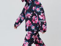 Комплект текстильный с полиуретановым покрытием для девочек: куртка, полукомбинезон