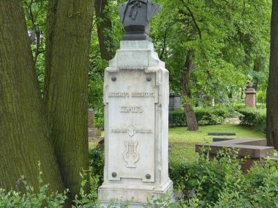 Могила Серова А.Н. (1820-1871), композитора