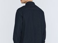 Джинсовая рубашка на пуговицах, Синий