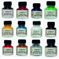 Тушь акриловая Manuscript "Acrylic Artists Ink" 30 мл, сепия