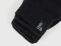 Перчатки с митенками для мальчиков, Черный
