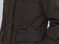 Куртка-парка с капюшоном, Коричневый