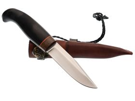 Нож Финка Дог, сталь N690, рукоять граб