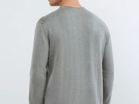 Джемпер с эффектом стирки, Серый