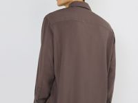 Рубашка из вискозы, Коричневый