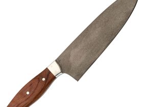 Нож шефа кухонный MT-42, бубинго, кованая сталь Х12МФ