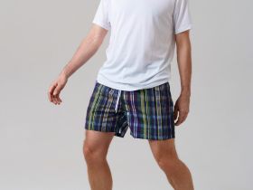 Шорты текстильные плавательные для мужчин, средней длины