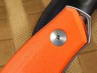 Нож с фиксированным клинком Fantoni, C.U.T. Fixed, FAN/CUTFxBkOrLBk, сталь CPM-S30V, рукоять cтеклотекстолит G-10, оранжевый