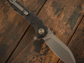 Складной нож CJRB Mangrove, сталь D2, G10, черный