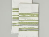 Комплект махровых полотенец Ilaria, зеленый