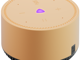 Умная колонка Яндекс.Станция Лайт с голосовым помощником Алиса капучино