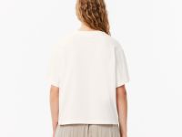 Женская хлопковая футболка Lacoste OVERSIZED