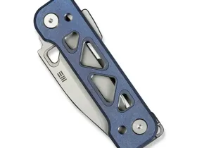 Складной нож WE Knife Tyro, сталь CPM 20CV, рукоять титан, синий