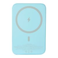 Внешний аккумулятор Benks MP10 Mini MagSafe 6000mAh Type-C (голубой)