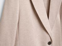 Однобортный пиджак, Бежевый