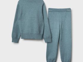 Комплект трикотажный для девочек: джемпер, брюки