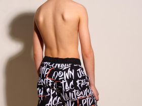 Шорты текстильные плавательные для мальчиков, длинные