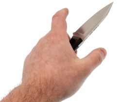 Нож Pocket Wolf Кело, сталь Elmax, рукоять G10, коричневый