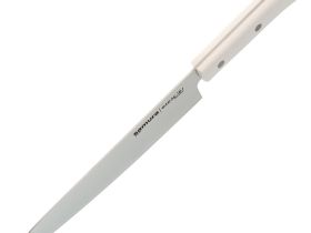 Нож кухонный Шеф Samura "HARAKIRI" (SHR-0085W) 208 мм, сталь AUS-8, рукоять ABS пластик, белый