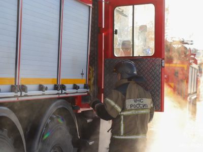 При пожаре в Вилюйском районе погибли 56 голов скота