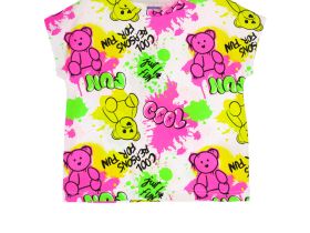 Фуфайка трикотажная для девочек (футболка)