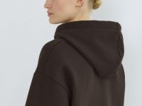 Флисовое худи, Коричневый