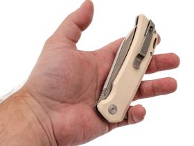 Складной нож Petrified Fish Tunny PFB05WS, сталь Sandvik 14C28N, рукоять G10