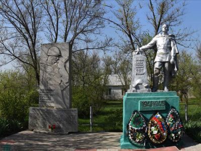 Братская могила советских воинов, погибших в период Сталинградской битвы