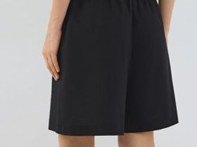 Шорты со льном, Черный