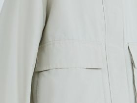 Лёгкая куртка с воротником-стойкой, Бежевый