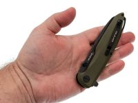 Складной нож Mr.Blade Convair Gen.2 blackwash сталь D2, рукоять Olive G10