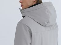 Утеплённая куртка с капюшоном, Бежевый