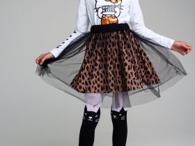 Юбка трикотажная для девочек