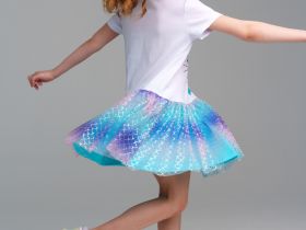 Платье трикотажное для девочек