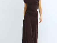 Топ на одно плечо, Коричневый