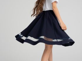 Юбка трикотажная для девочек