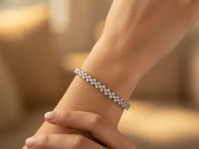Браслет из белого золота э4712бр11231273_white