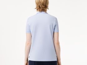 Женское поло Lacoste классического кроя из хлопка пике